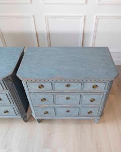 Pair of Swedish Blue Commodes - 4699065