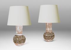 Pair of Swedish Brutalist Table Lamps - 4702855
