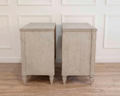 Pair of Swedish Carved Pine Chests of Drawers Early 20th Century - 4507203