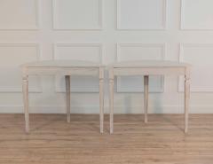 Pair of Swedish Demi Lune Consoles circa 1880 - 4481063