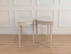 Pair of Swedish Demi Lune Consoles circa 1880 - 4481068