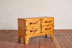 Pair of Swedish Dressers w Leather Handles - 4287246