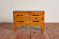 Pair of Swedish Dressers w Leather Handles - 4287249