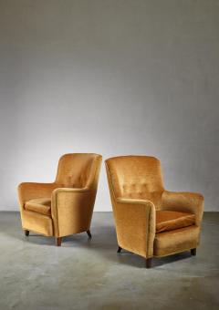 Pair of Swedish Easy Chairs 1940s - 760273