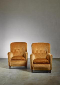 Pair of Swedish Easy Chairs 1940s - 760274