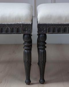 Pair of Swedish Empire Stools Early 19th Century - 4557945