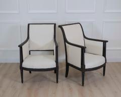 Pair of Swedish Empire Style Armchairs - 4722874