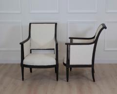 Pair of Swedish Empire Style Armchairs - 4722885
