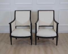 Pair of Swedish Empire Style Armchairs - 4722929