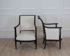 Pair of Swedish Empire Style Armchairs - 4722937