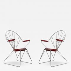 Pair of Swedish Garden Chairs - 375474