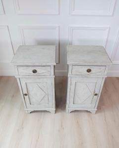 Pair of Swedish Gustavian Bedside Cabinets Circa 1800 - 4558009