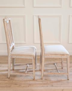 Pair of Swedish Gustavian Chairs Signed Carl Johan Wadstr m Stockholm 1790 - 4437768