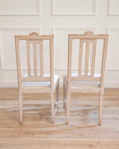 Pair of Swedish Gustavian Chairs Signed Carl Johan Wadstr m Stockholm 1790 - 4437778