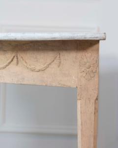 Pair of Swedish Gustavian Demi Lune Console Tables in Oak circa 1840 1860 - 4571696