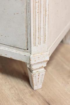 Pair of Swedish Gustavian Style 1890s Painted Chests with Greek Key Friezes - 3715281