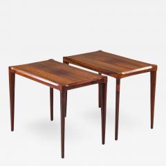 Pair of Swedish Midcentury Side Tables in Rosewood - 1852421