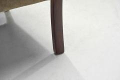 Pair of Swedish Modern Beech Armchairs Sweden circa 1940s - 3895847