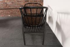Pair of Swedish Modern Ebonized Beechwood Sunfeather Arm Chairs by Sonna Rosen - 4740540