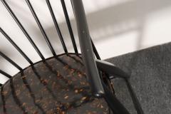 Pair of Swedish Modern Ebonized Beechwood Sunfeather Arm Chairs by Sonna Rosen - 4740547