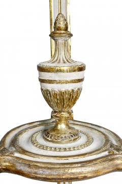 Pair of Swedish Neoclassical Giltwood and Painted Torchere - 3803204