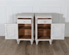 Pair of Swedish Neoclassical Painted Nightstands circa 1880 - 4336718