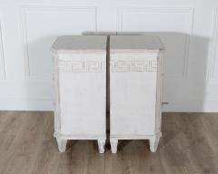 Pair of Swedish Neoclassical Painted Nightstands circa 1880 - 4336729