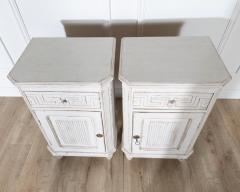 Pair of Swedish Neoclassical Painted Nightstands circa 1880 - 4336747