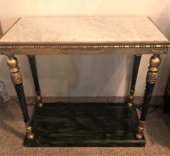 Pair of Swedish Neoclassical Style Marble Top Consoles - 1293731