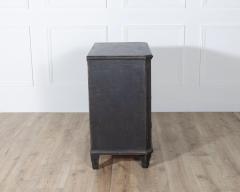 Pair of Swedish Painted Chests with Fluted Drawers and Brass Hardware - 4223334