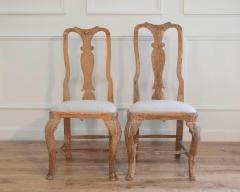 Pair of Swedish Rococo Chairs with Traces of Original Paint Circa 1770 - 4437811