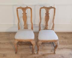 Pair of Swedish Rococo Chairs with Traces of Original Paint Circa 1770 - 4437884