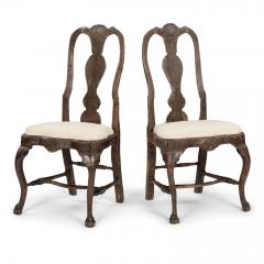 Pair of Swedish Rococo Period Chairs - 3545859