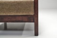 Pair of Swedish Upholstered Armchairs with Curved Armrests Sweden 1930s - 4563332