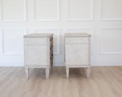 Pair of Swedish White Painted Chests of Drawers circa 1920 - 4791463