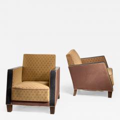 Pair of Swedish club chairs 1930s - 1168289