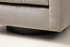 Pair of Swivel Cube Lounge Chairs by Harvey Probber - 1656544