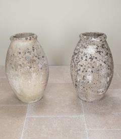 Pair of Tall 20th Century French Reconstituted Stone Urns - 4244500