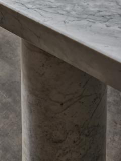 Pair of Tall Carrara Marble Consoles - 2821775
