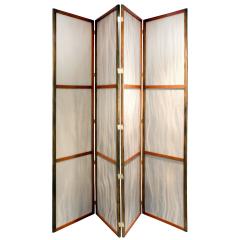 Pair of Tall Screens with Inset Horse Hair Panels 1960s - 495944