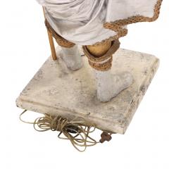 Pair of Theatrical Papier M ch Figural Lamp Bearers Continental late 20th C  - 4576270