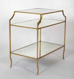 Pair of Three Tier Mirrored Etagere Tables - 4018825