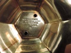 Pair of Tiffany Edwardian Georgian Gilt Sterling Silver Candlesticks - 3753525