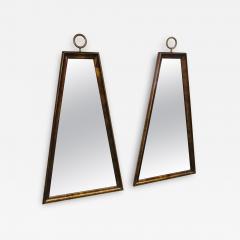 Pair of Trapezoidal Frame Mirrors in the Manner of Tommi Parzinger - 2522234