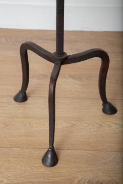 Pair of Tripod Hand Forged Hoof Feet Side Tables in Stock - 2831881