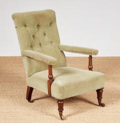 Pair of Tufted High Back Open Armchairs - 4442658