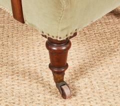 Pair of Tufted High Back Open Armchairs - 4442661