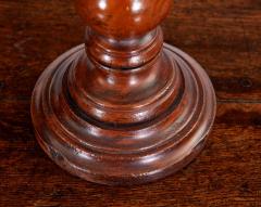 Pair of Turned Fruitwood Candlesticks - 3127175