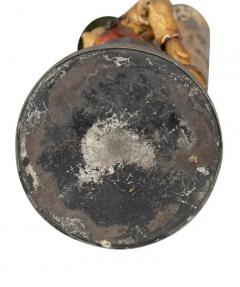 Pair of Tyrolean Tole Figural Vases - 4131202