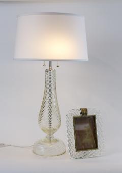 Pair of Unique Modern Murano Swirl Lamps Contemporary - 3196961